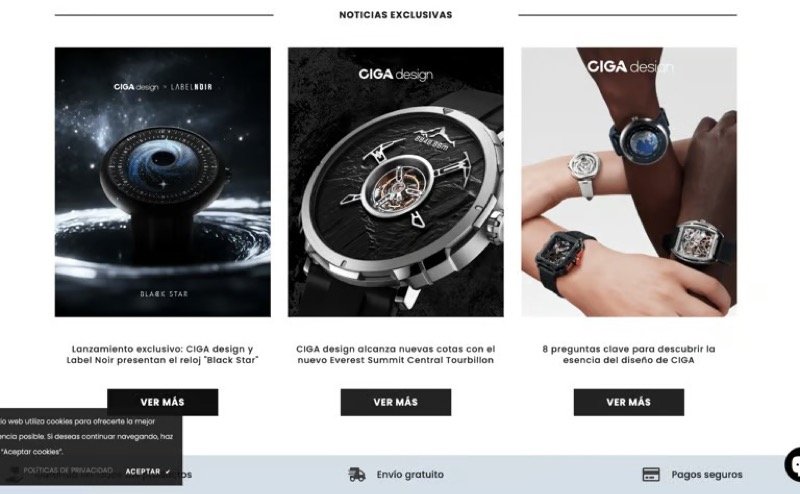 Noticias exclusivas de Ciga Design